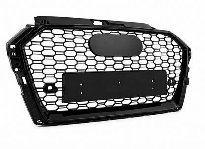 Audi A3 S3 8V Facelift Honeycomb Quattro Grille | 2016-2020 | Black RS3 Style