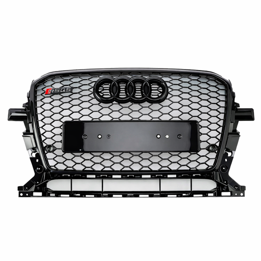 Audi Q5 SQ5 8.5R Honeycomb Quattro Grille | 2013- 2016| Black Edition RSQ5 Style