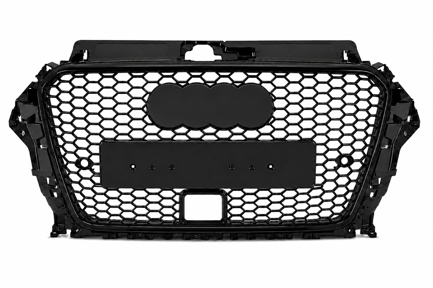 Audi A3 S3 8V PFL ACC Honeycomb Front Grille | 2013–2016 | Black RS3 Style