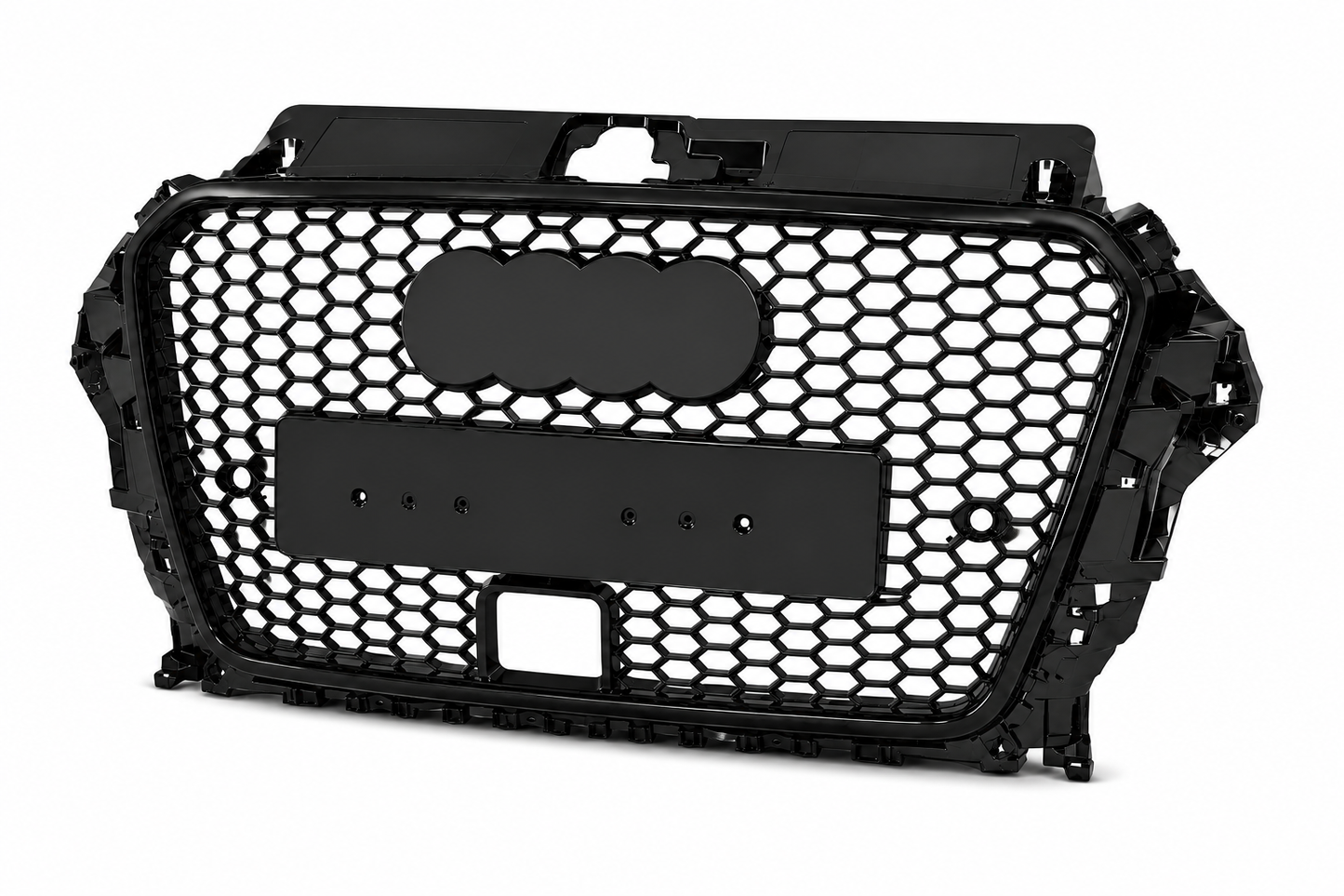 Audi A3 S3 8V PFL ACC Honeycomb Front Grille | 2013–2016 | Black RS3 Style