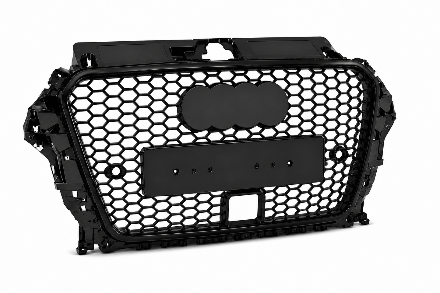 Audi A3 S3 8V PFL ACC Honeycomb Front Grille | 2013–2016 | Black RS3 Style