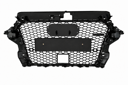 Audi A3 S3 8V PFL ACC Honeycomb Front Grille | 2013–2016 | Black RS3 Style