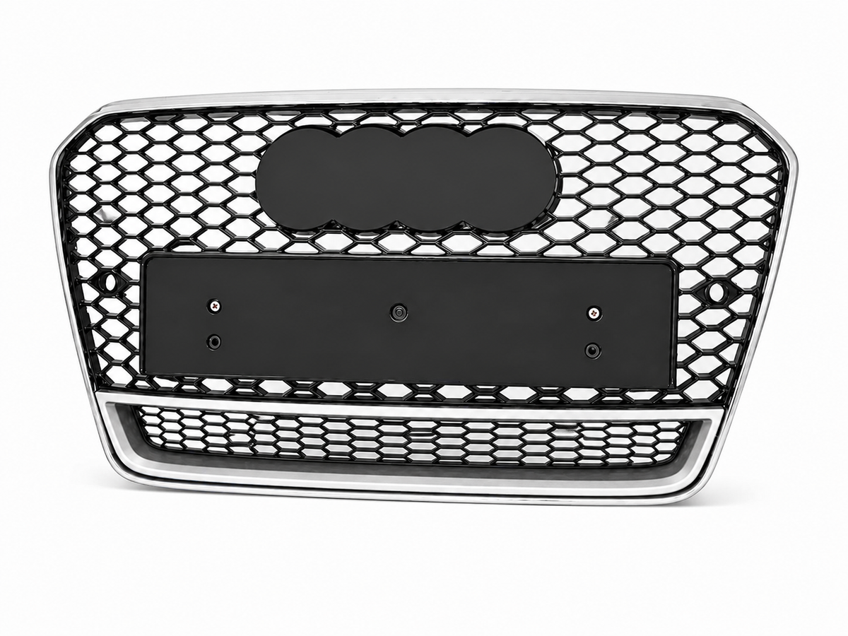 Audi A5 S5 B8.5 Honeycomb Quattro Grille | 2012-2016 | Chrome Silver RS5 Style