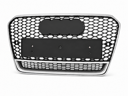 Audi A5 S5 B8.5 Honeycomb Quattro Grille | 2012-2016 | Chrome Silver RS5 Style