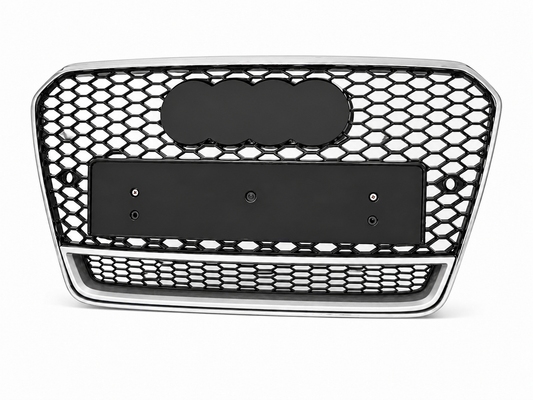 Audi A5 S5 B8.5 Honeycomb Quattro Grille | 2012-2016 | Chrome Silver RS5 Style