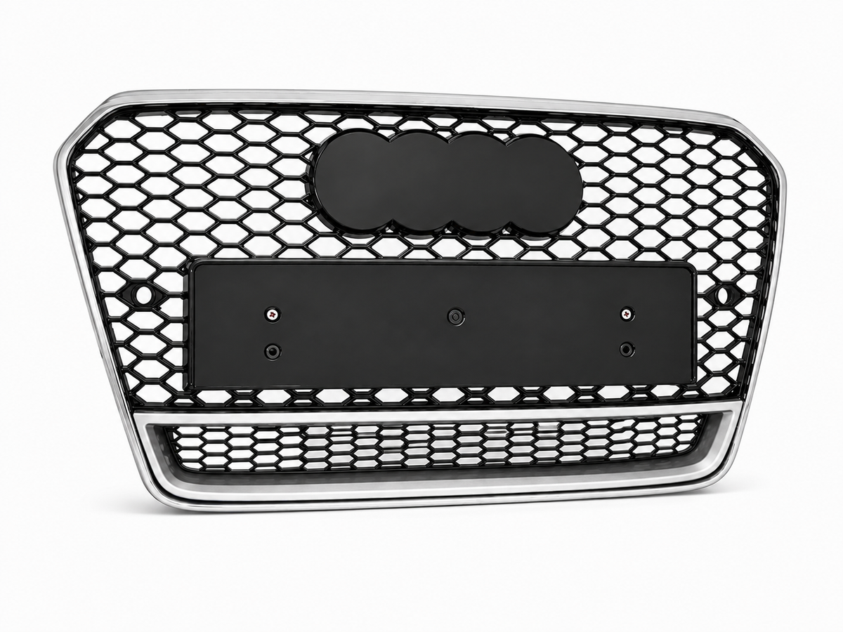 Audi A5 S5 B8.5 Honeycomb Quattro Grille | 2012-2016 | Chrome Silver RS5 Style