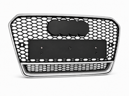 Audi A5 S5 B8.5 Honeycomb Quattro Grille | 2012-2016 | Chrome Silver RS5 Style