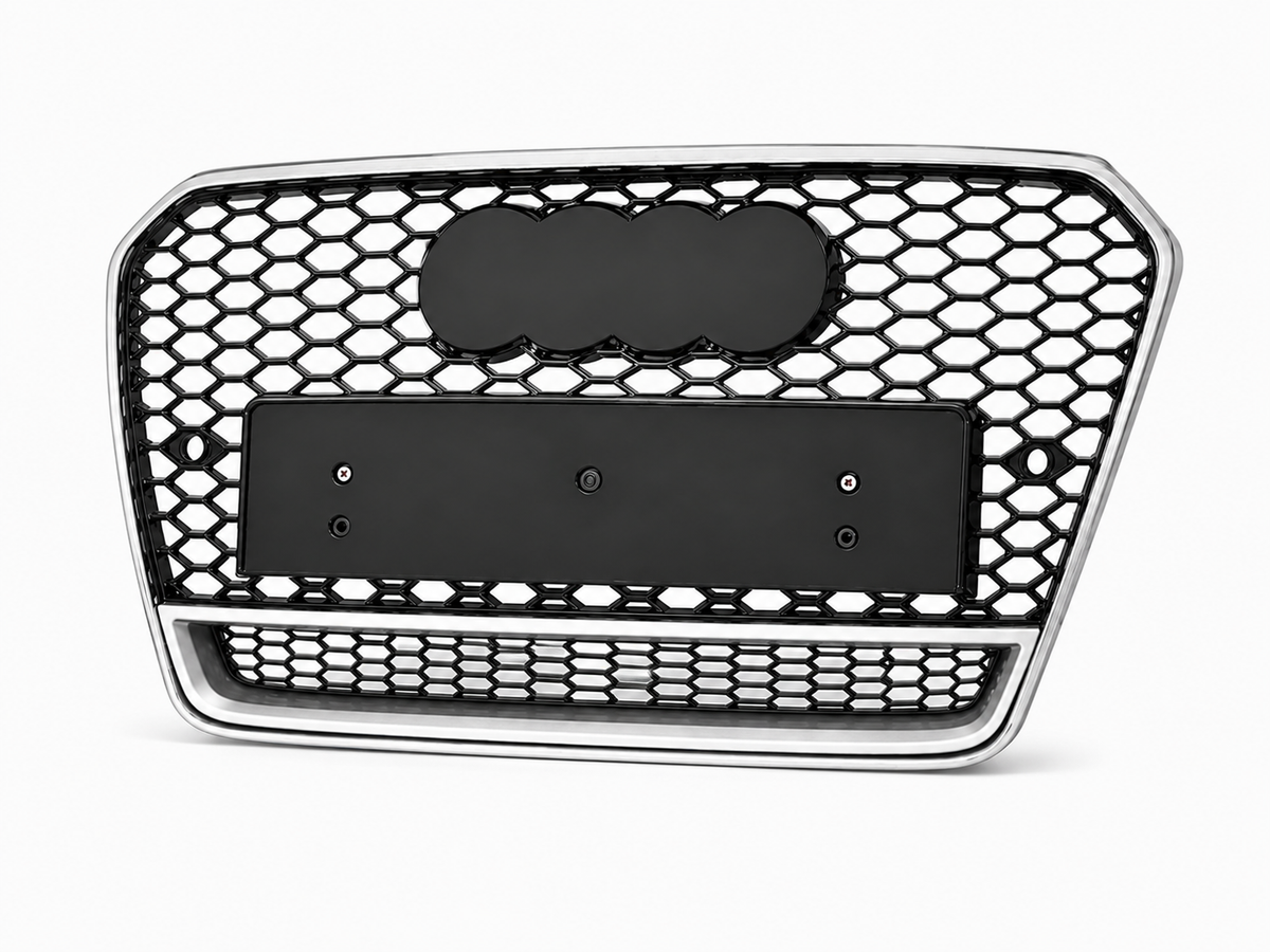 Audi A5 S5 B8.5 Honeycomb Quattro Grille | 2012-2016 | Chrome Silver RS5 Style