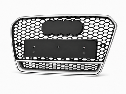 Audi A5 S5 B8.5 Honeycomb Quattro Grille | 2012-2016 | Chrome Silver RS5 Style