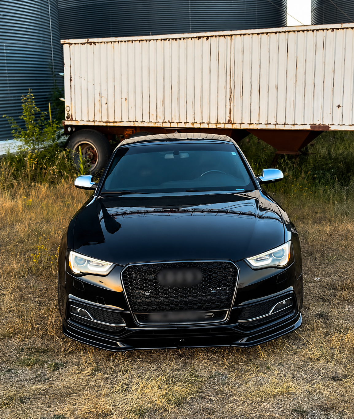 Audi A5 S5 B8.5 Honeycomb Quattro Grille | 2012-2016 | Chrome Silver RS5 Style