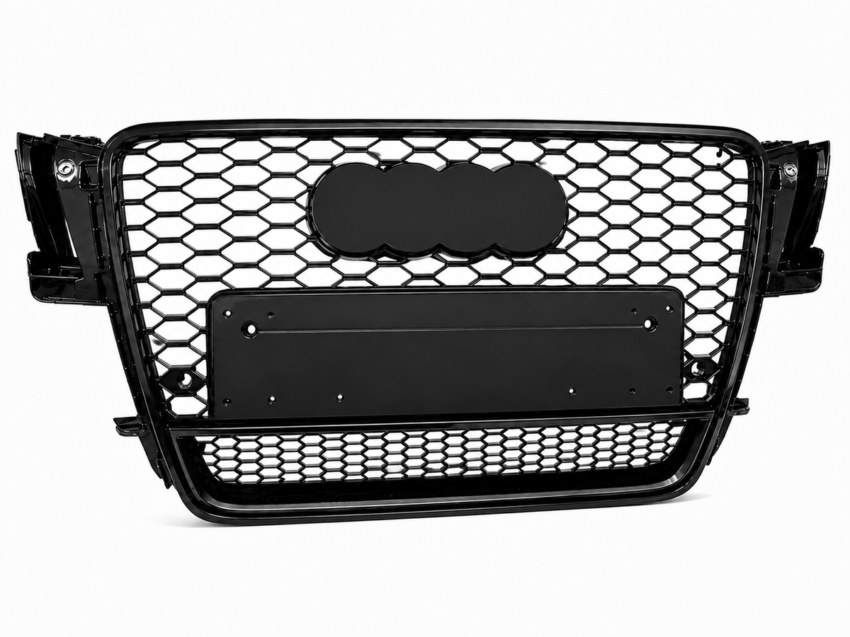 Audi A5 S5 B8 Honeycomb Quattro Grille | 2008-2011 | Gloss Black RS5 Style