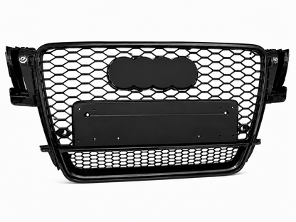 Audi A5 S5 B8 Honeycomb Quattro Grille | 2008-2011 | Gloss Black RS5 Style