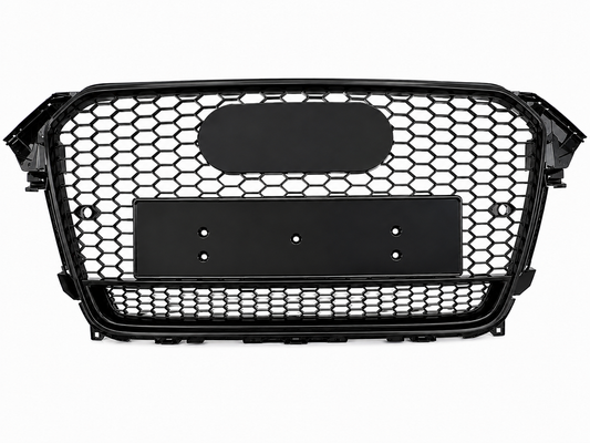 Audi A4 S4 B8.5 Honeycomb Quattro Grille | 2012-2016 | Black Edition RS4 Style Grill