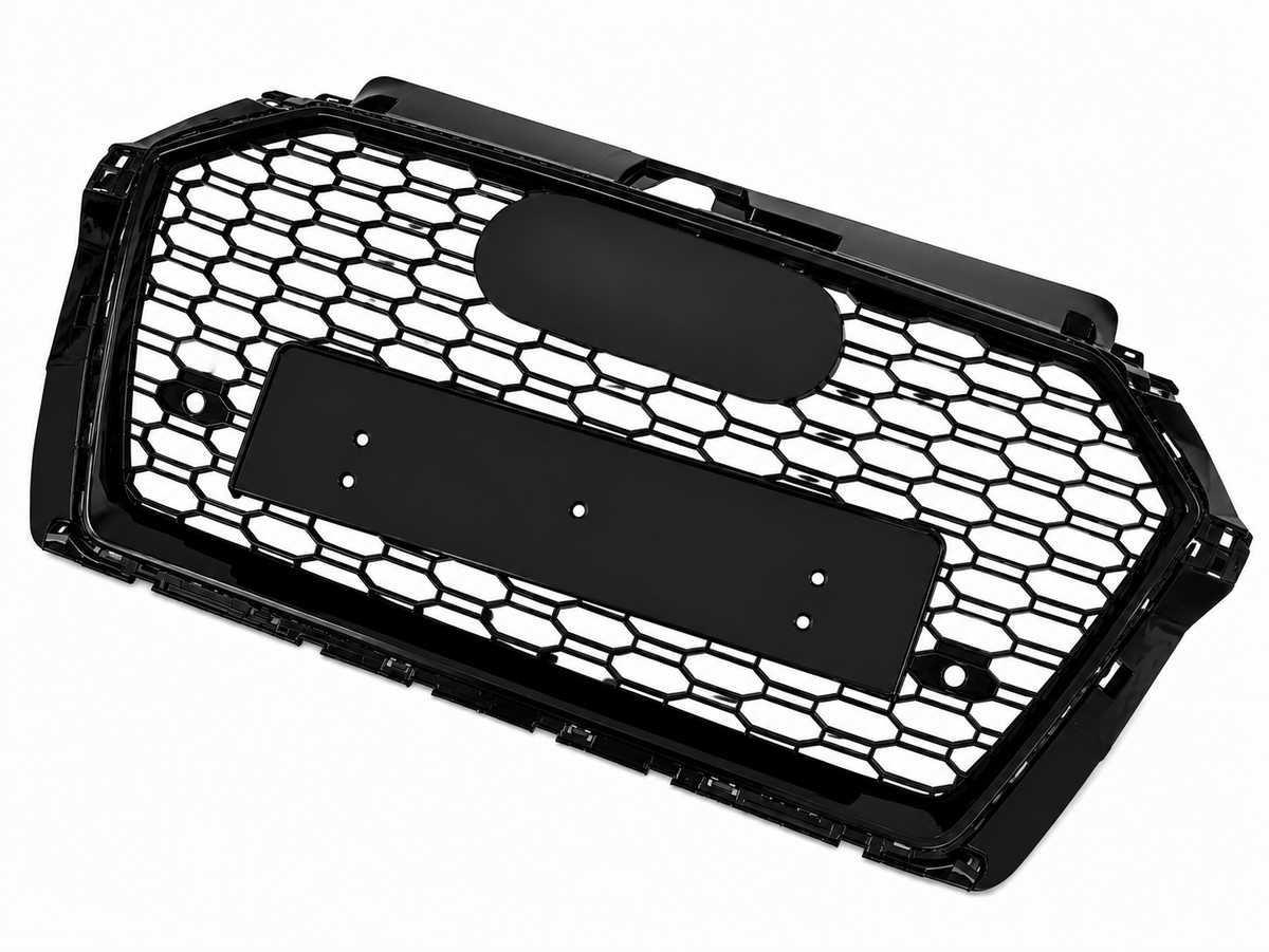 Audi A3 S3 8V Facelift Honeycomb Quattro Grille | 2016-2020 | Black RS3 Style