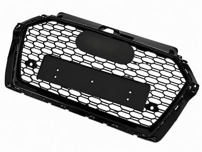 Audi A3 S3 8V Facelift Honeycomb Quattro Grille | 2016-2020 | Black RS3 Style