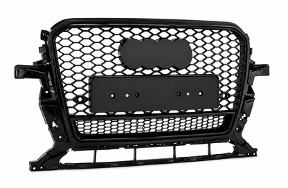 Audi Q5 SQ5 8.5R Honeycomb Quattro Grille | 2013- 2017 | Black Edition Grill Facelift