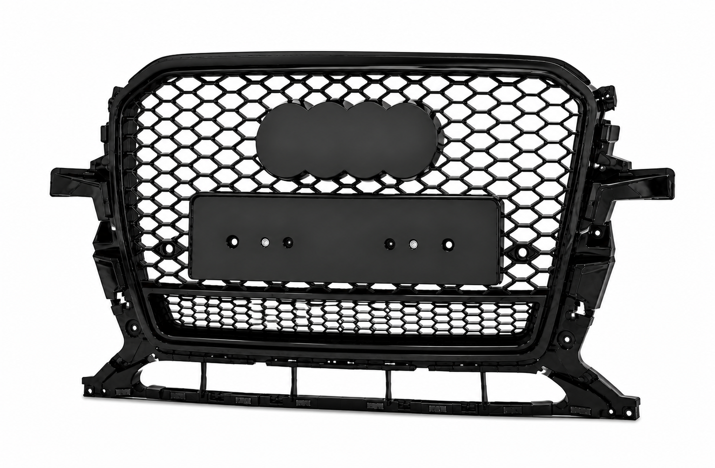 Audi Q5 SQ5 8.5R Honeycomb Quattro Grille | 2013- 2017 | Black Edition Grill Facelift