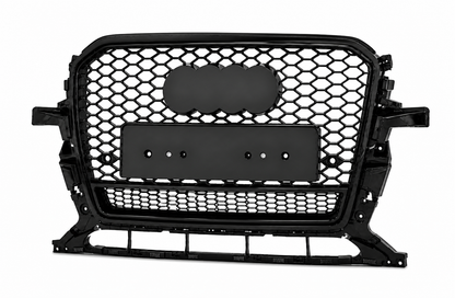 Audi Q5 SQ5 8.5R Honeycomb Quattro Grille | 2013- 2017 | Black Edition Grill Facelift