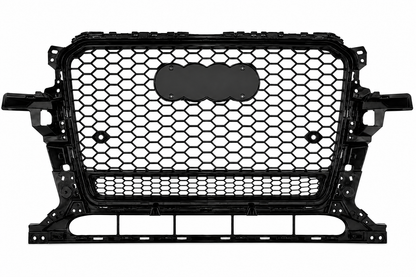 Audi Q5 SQ5 8.5R Honeycomb Quattro Grille | 2013- 2017 | Black Edition Grill Facelift