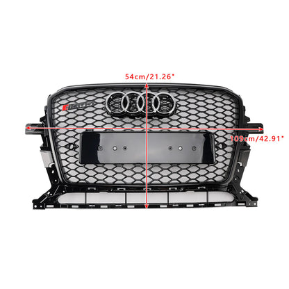 Audi Q5 SQ5 8.5R Honeycomb Quattro Grille | 2013- 2016| Black Edition RSQ5 Style