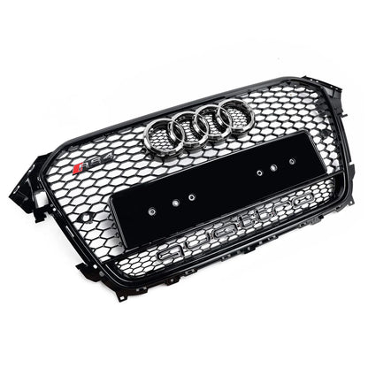 Audi A4 S4 B8.5 Honeycomb Quattro Grille | 2012-2016 | Black Edition RS4 Style