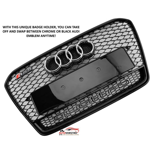 Audi A5 S5 B8.5 Honeycomb Quattro Grille |2012-2016 | Black Edition RS5 Style