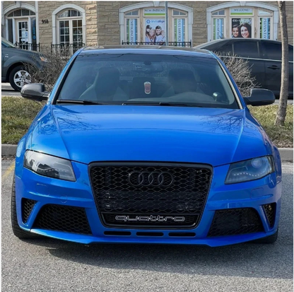 Audi A4 S4 B8 Honeycomb Quattro Grille |2009-2012 | Black Edition B8 RS4 Style Grill