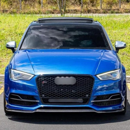Audi A3 S3 8V Front Honeycomb Quattro Grille| 2013-2016 | RS3 Style Gloss Black