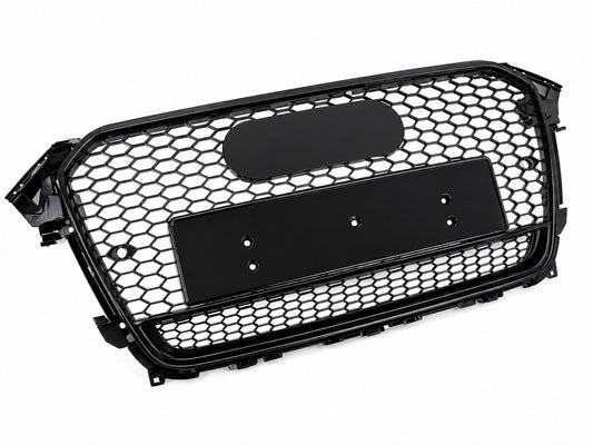 Audi A4 S4 B8.5 Honeycomb Quattro Grille | 2012-2016 | Black Edition RS4 Style Grill