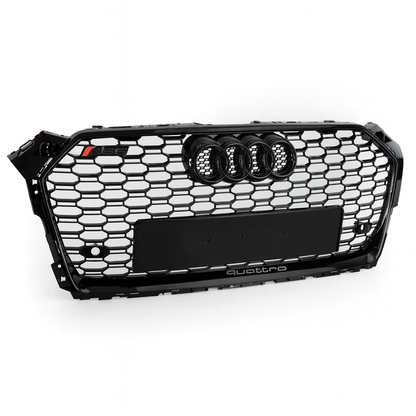 Audi A5 S5 B9 Honeycomb Quattro Grille |2016-2020 | Black Edition RS5 Style