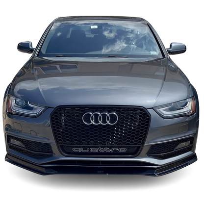 Audi A4 S4 B8.5 Honeycomb Quattro Grille | 2012-2016 | Black Edition RS4 Style